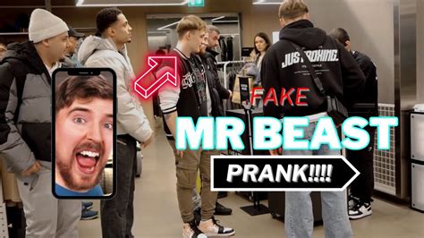 fake mr beast prank